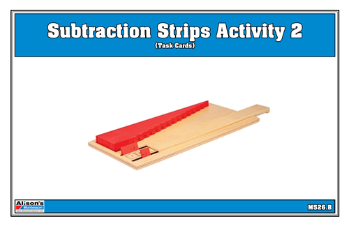 Subtraction Strips Activity 2  (Task Cards)