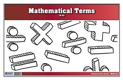 Mathematical Terms Nomenclature Cards (3-6) (Printed)