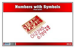 Numbers with Symbols Task Cards (Printed)