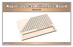 Napier's Local Arithmetic Board (Task Cards)