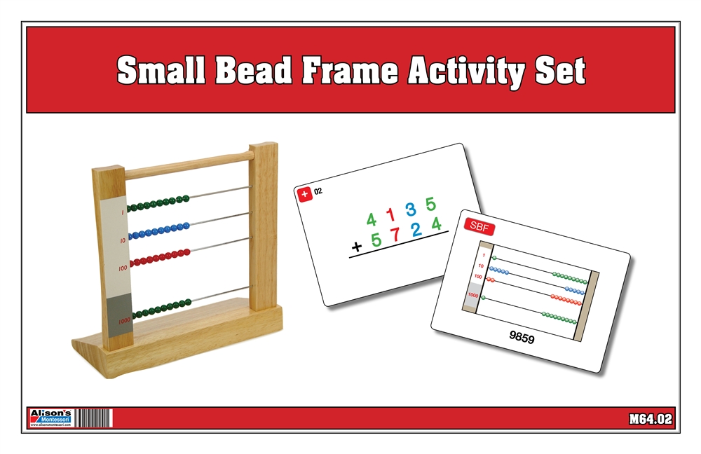 Montessori: Small Bead Frame Exercise Set