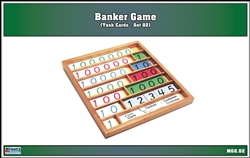 Montessori: Banker Game Set 2 Task Cards (Printed)