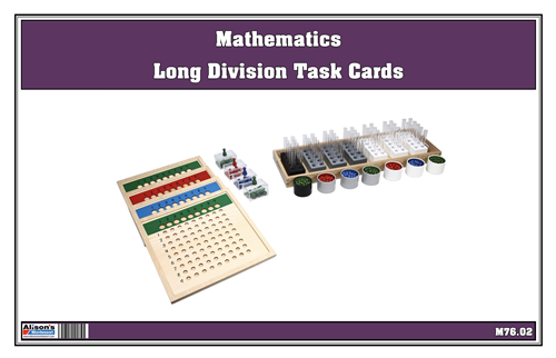 Mathematics  Long Division Task Cards