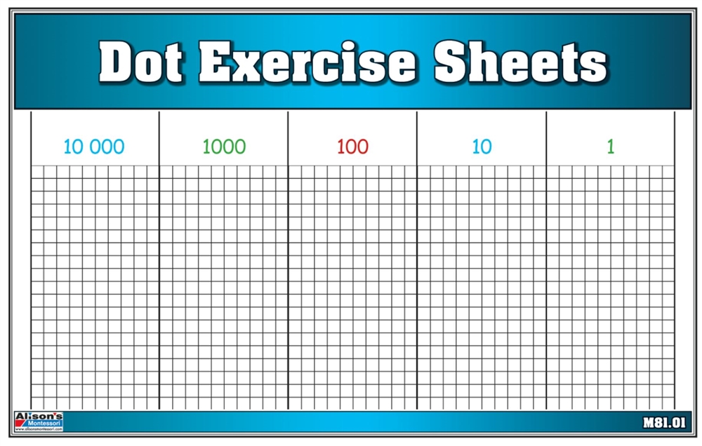  Dot Exercise Sheets