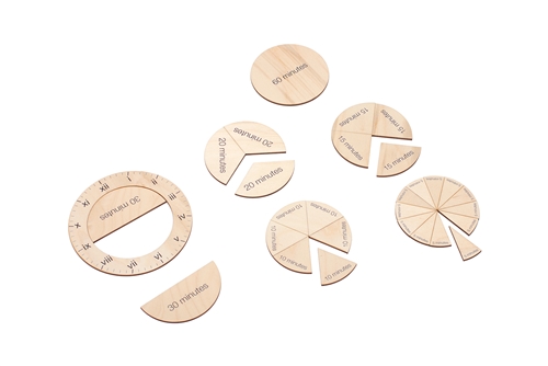 Wooden Time Fractions