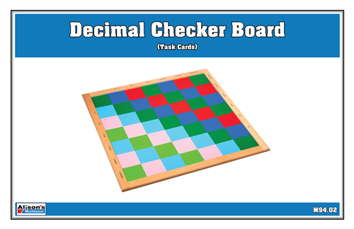 Decimal Checker Board (Task Cards)