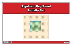Algebraic Square Root Peg Board Exercise Set