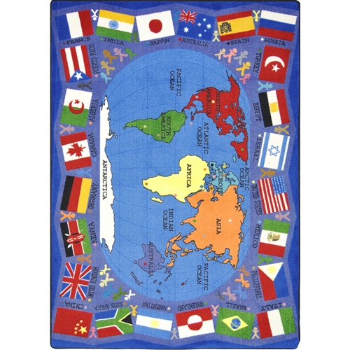 Flags of the World Carpet (7'8" x 10'9")