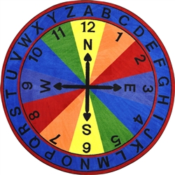 Compass (Oval Rug 7' 8" x 10' 9")