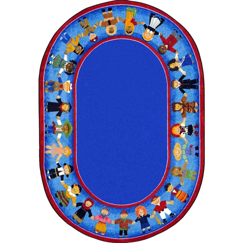 Children of Many Cultures (7'8" x 10'9" Oval)