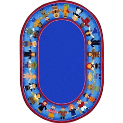 Children of Many Cultures (10'9" x 13'2" Oval)