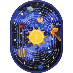 Cosmic Wonders (Oval Rug 5'4" x 7'8")