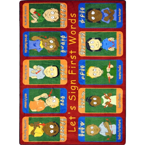 First Signs (Rectangle Rug 7'8" x 10'9")