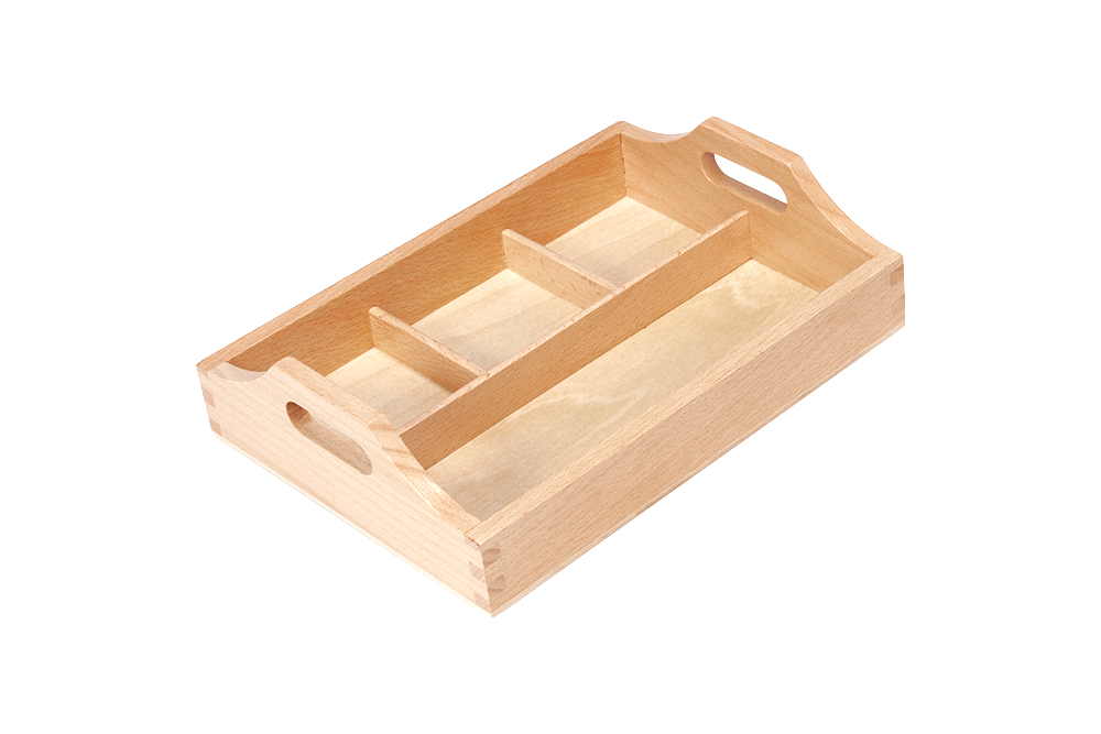 Montessori Materials: Three Compartment Sorting Tray