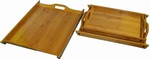 Bamboo Trays - Set of 3