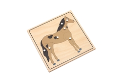 Parts of a Horse Puzzle with Nomenclature Cards (3-6) (Premium Quality)