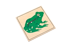 Parts of a Frog Puzzle with Nomenclature Cards (3-6) (Premium Quality)
