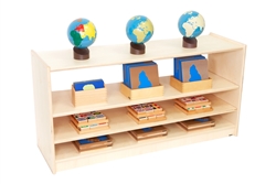 Three Tier Adjustable Shelf 30" High - Plywood