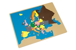 Montessori: Puzzle Map of Europe (Premium Quality)