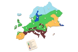 Biomes of Europe Puzzle Map