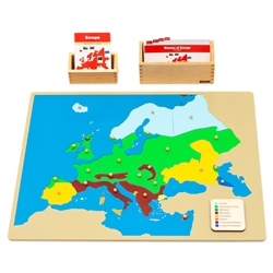 Biomes of Europe Puzzle Map Complete Set