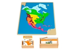 Biomes of North America Puzzle Map Complete Set