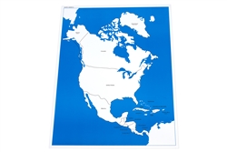 Montessori: Labeled Control Chart for Map of North America