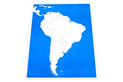  Map of South America Control Chart (Unlabeled)