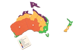 Biomes of Australia Puzzle Map