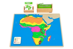 Biomes of Africa Puzzle Map Complete Set