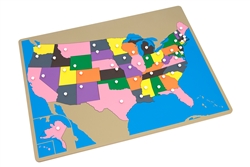 Puzzle Map of USA (Premium Quality)