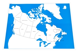 Labeled Control Chart of Canada (Premium Quality)