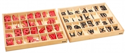 Small Movable Alphabets: Print (Black and Red) (Premium Quality)