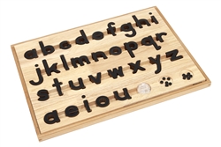 Small Movable Alphabets: Black, Print (Configured Box )