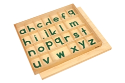 Small Movable Alphabets Box: Green (Box Only)
