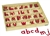 Small Movable Alphabets: Red, Print (Premium Quality) (Premium Quality)