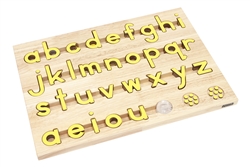 Small Movable Alphabets: Yellow, Print in Configured box