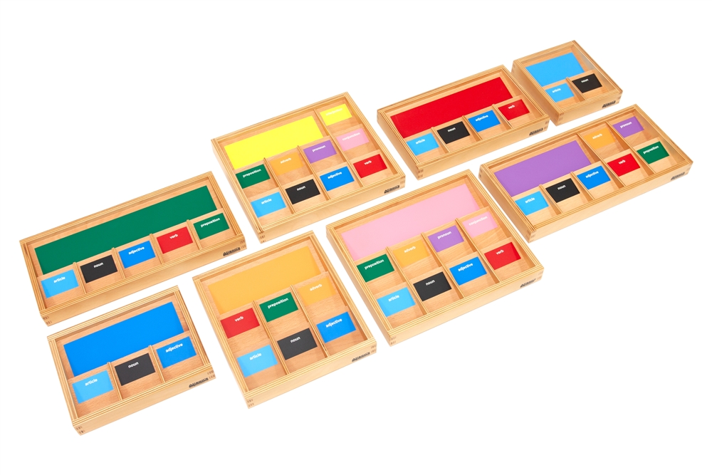 Montessori: Grammar Boxes