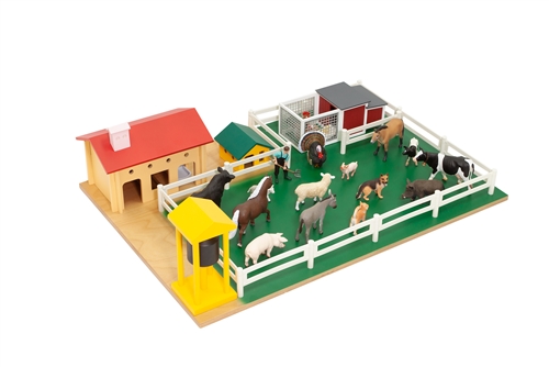Montessori Farm Set with Farm Animals