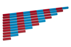Blue and Red Number Rods (Complete Set) (Premium Quality)