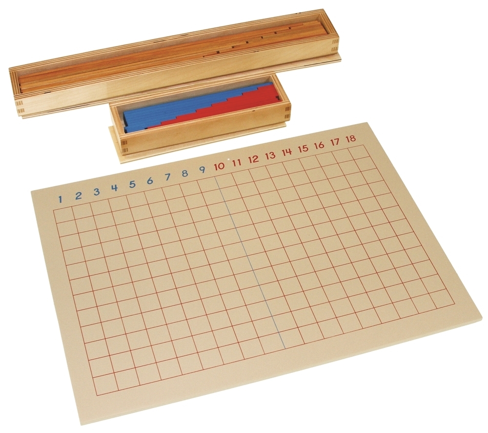 Montessori: Subtraction Strip Board