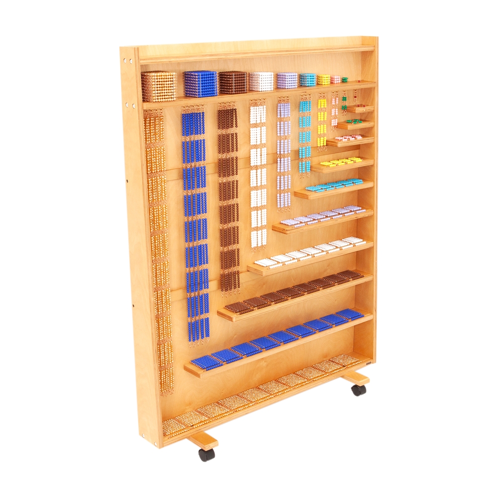 Montessori Materials: Bead Material with Cabinet (Premium Quality)