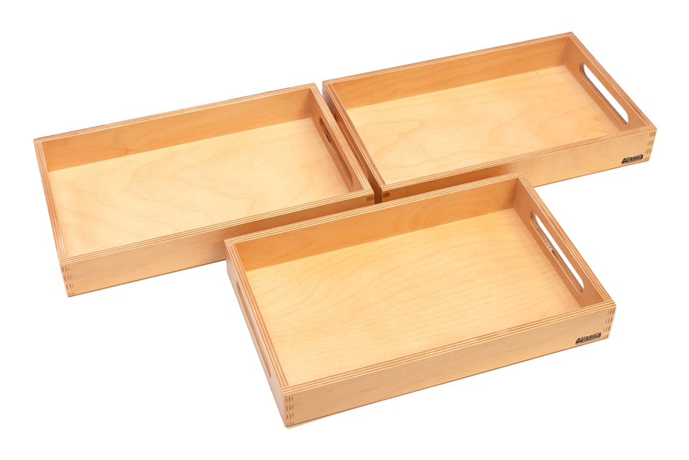 Three Wooden Trays (Premium Quality)