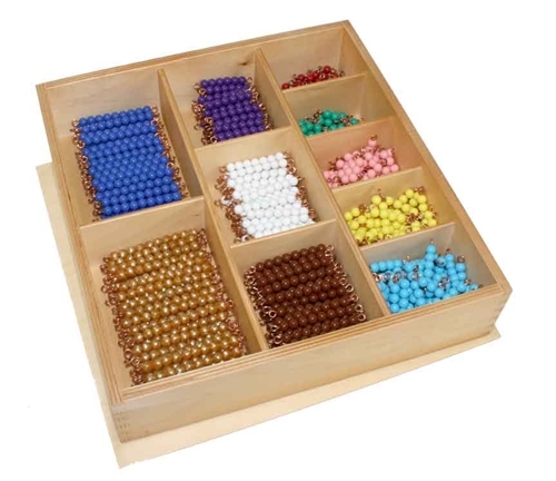 Montessori Materials: Decanomial Bead Box (Premium Quality)