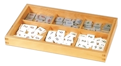 Checker Board Number Tiles w/ Box (Premium Quality) 