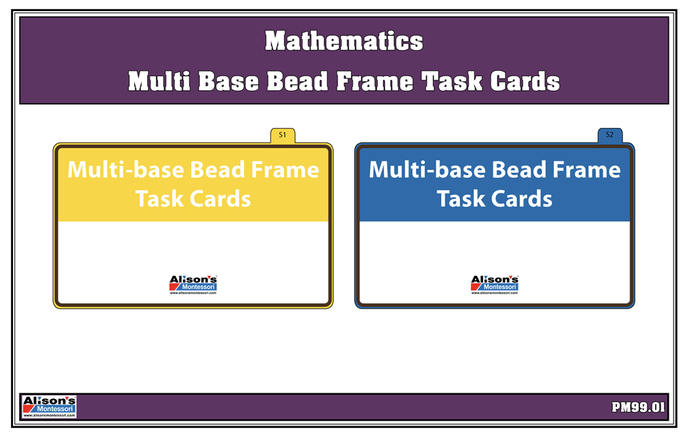 Multi-Base Bead Frame Task Cards