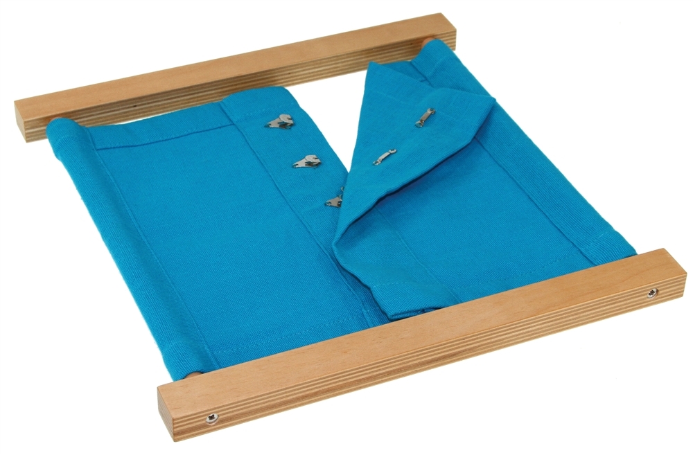 Montessori Materials: Hook and Eye Dressing Frame (Premium Quality)