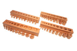 Knobbed Cylinder Blocks (Set of 4)