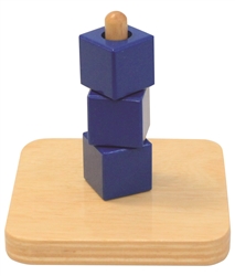 Cubes on a Vertical Dowel (Premium Quality)