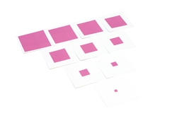 Pink Tower Control Cards (Printed)